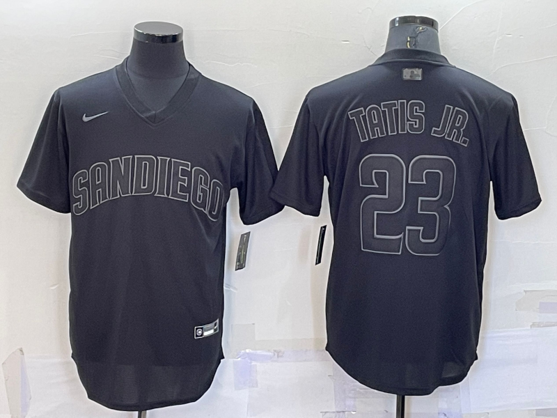 Men's San Diego Padres Fernando Tatis Jr. #23 Black Jersey